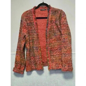 Liz Claiborne Multicolor Textured Blazer